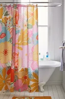 Megan Galante For Deny 60s Retro Floral Shower Curtain