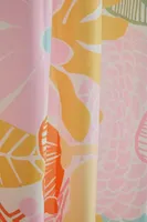 Megan Galante For Deny 60s Retro Floral Shower Curtain