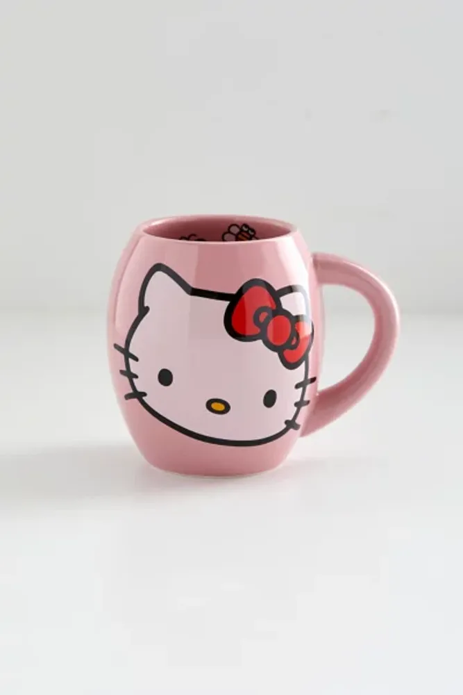 Large Winking Girl Ceramic Mug