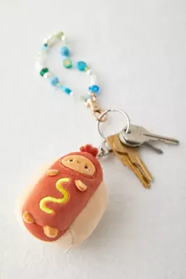 Smoko Hot Dog Tayto Plushie Keychain