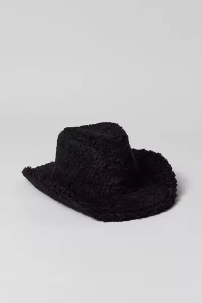 Fluffy Fleece Cowboy Hat