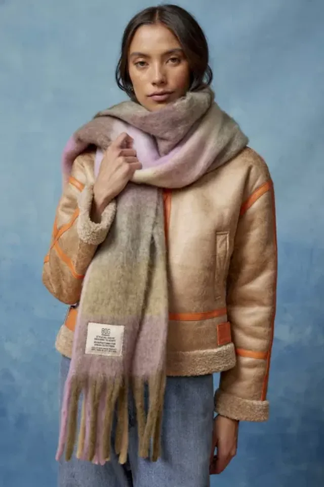 UO Extra Furry Scarf  Urban Outfitters Canada