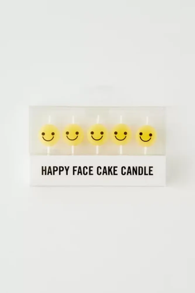 UO Happy Face Party Candle Set