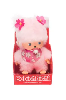 Monchhichi Classic Bebichhichi Sakura Cherry Blossom Plushie
