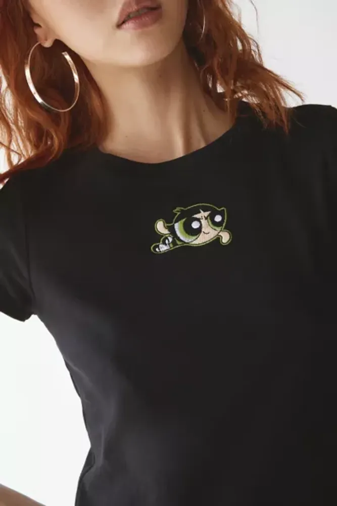 Power Puff Girls Embroidered Baby Tee
