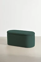 Shae Velvet Storage Bench