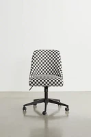 Lanney Checkered Adjustable Desk Chair