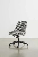 Lanney Checkered Adjustable Desk Chair