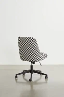 Lanney Checkered Adjustable Desk Chair