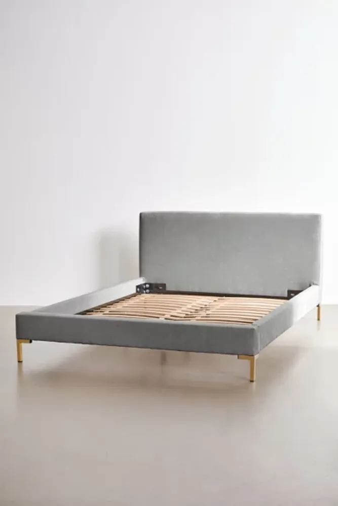 Rosalie Crosshatch Weave Platform Bed