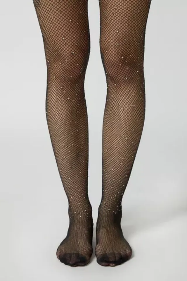 UO Rhinestone Fishnet Tights  Urban Outfitters Mexico - Clothing, Music,  Home & Accessories
