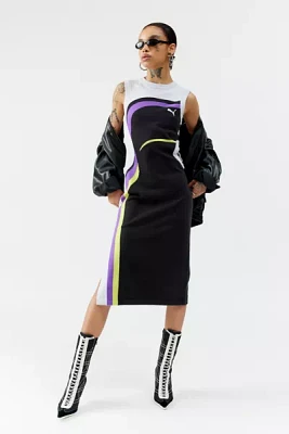Puma Knit Cutout Midi Dress