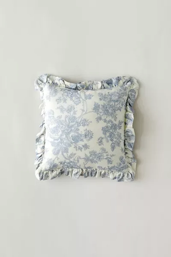 Harper Patterned Ruffle Throw Pillow