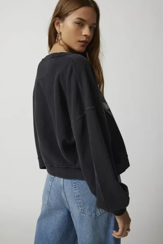 Urban Outfitters The Rolling Stones Slouchy Pullover Sweatshirt