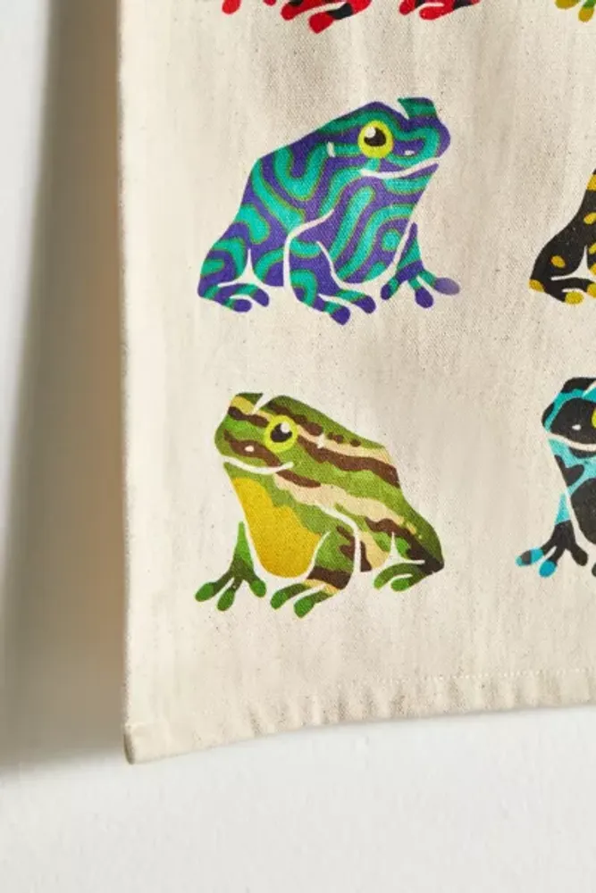 Live Laugh Love Frogs Tapestry