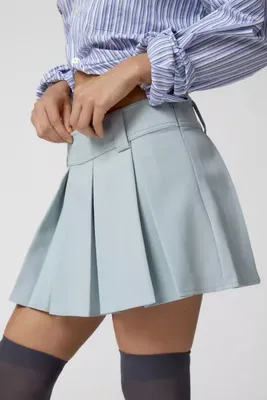 Motel Lamsu Pleated Mini Skirt