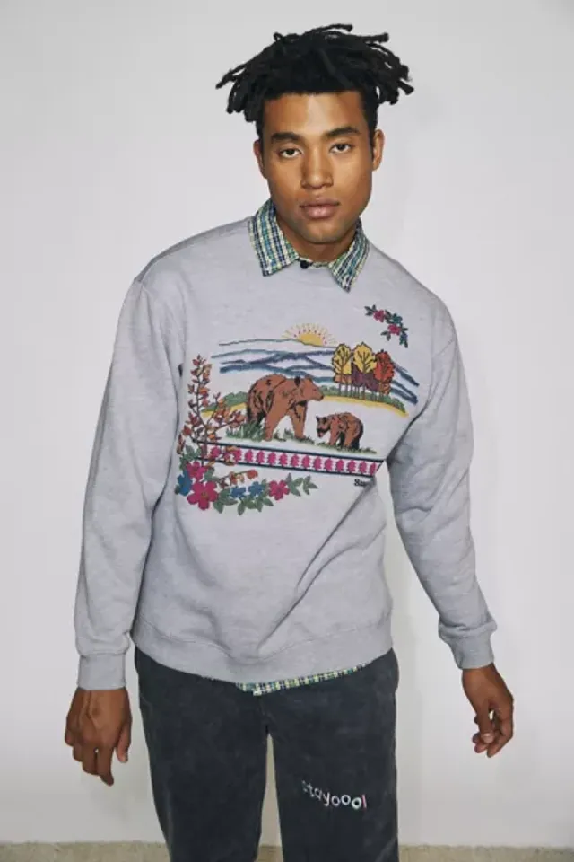 Urban Outfitters STAYCOOLNYC Autumn Bear Crew Neck Sweatshirt