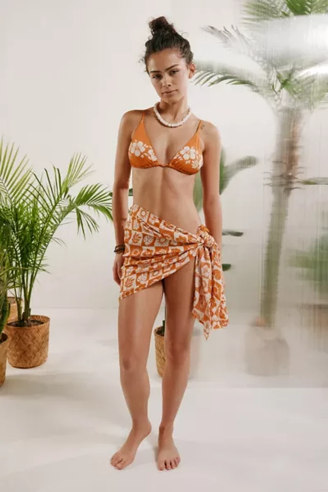 Billabong On Island Time Floral Bikini Top