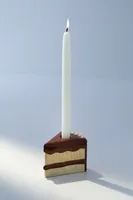 Pretty Shitty Cakes UO Exclusive Cake Slice Taper Candle Holder