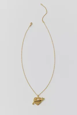 '90s Toxic Heart 14K Gold-Plated Necklace