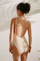 Roxy Gingham One-Piece Swimsuit