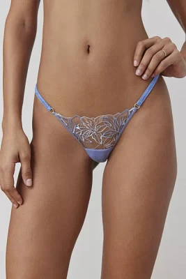 Bluebella Lilly Floral Embroidered Thong