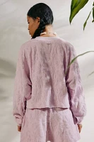 Billabong Loosen Up Textured Floral Sweatshirt