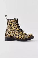 Dr. Martens 1460 Butterfly Print Suede Lace-Up Boot