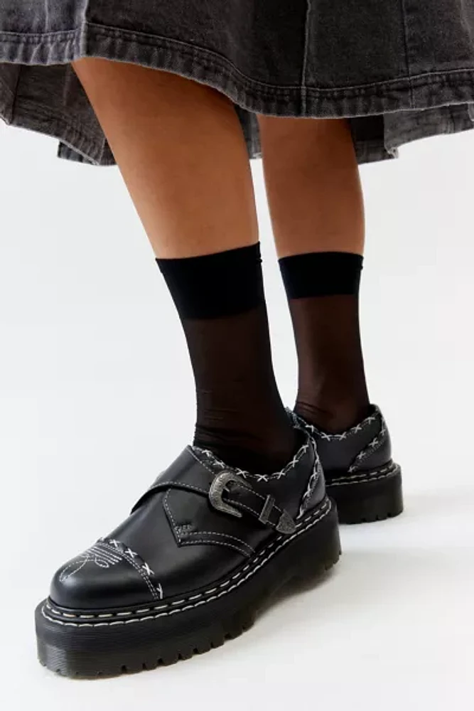 Dr. Martens Gothic Americana Monk Strap Quad Shoe