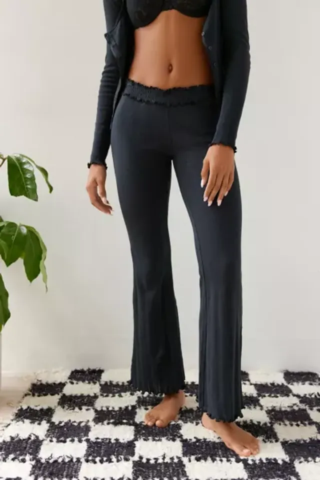 Out From Under Sweet Dreams Pointelle Flare Pant In Pink,at Urban  Outfitters