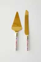 Kailo Chic Sprinkle Server Spatula & Knife Set