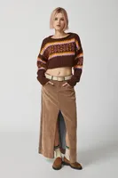 UO Turner Cropped Fair Isle Sweater