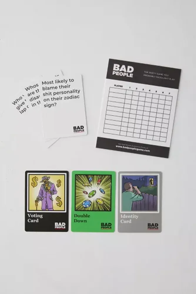 Bad People Party Game