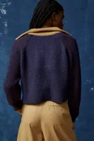 BDG Connor Colorblock Half-Zip Sweater
