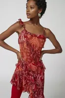 UO Charlize Sheer Midi Dress