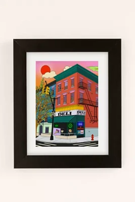 Katie Scarlett On A Corner Brooklyn Art Print