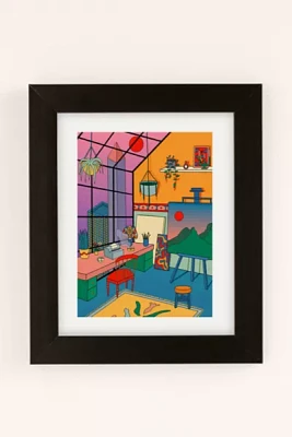 Katie Scarlett Sunset Studio Art Print