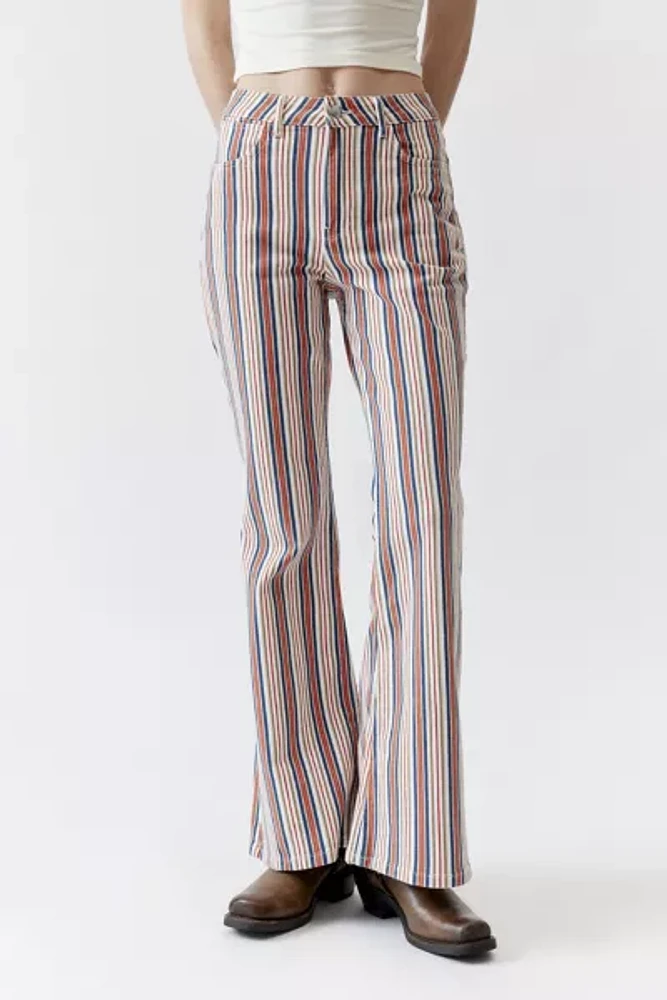 Wrangler Americana Striped High-Waisted Flare Jean