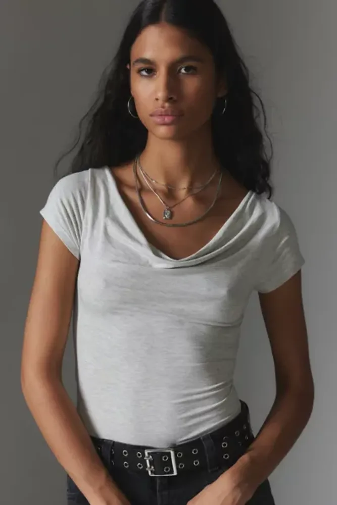 Urban Outfitters Silence + Noise Lara Cowl Neck Top