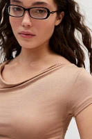 Silence + Noise Lara Cowl Neck Top