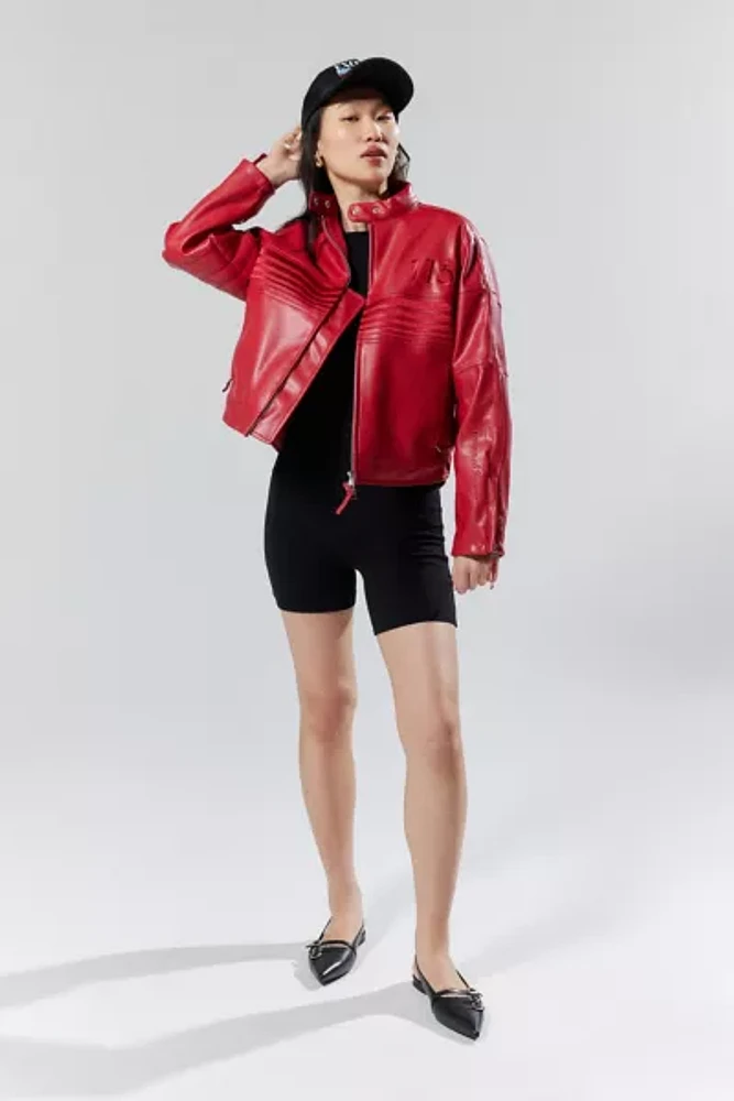 House Of Sunny The Racer Faux Leather Moto Jacket