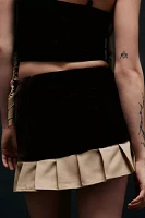 Zemeta Rosedrop Velvet Rosette Mini Skirt