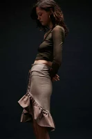 Zemeta Attic Doll Ruffle Midi Skirt