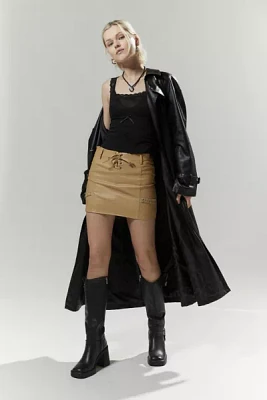 Zemeta Always Yours Faux Leather Mini Skirt