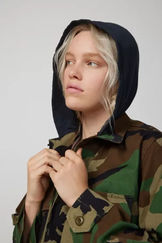 Urban Renewal Remade Cropped Camo Jacket