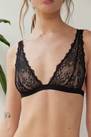 Out From Under Budapest Love High Sheer Lace Bralette