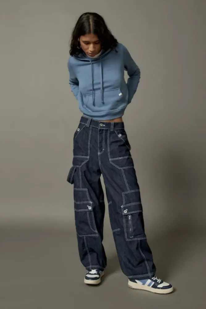 BDG Kate High Waisted Baggy Jean in Blue