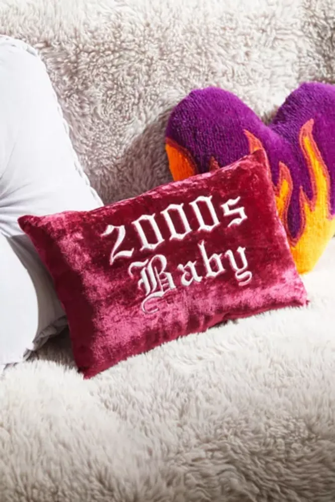 Y2K Baby Throw Pillow