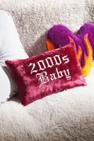 Y2K Baby Throw Pillow