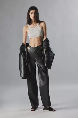 BY.DYLN Atlas Faux Leather Cutout Pant